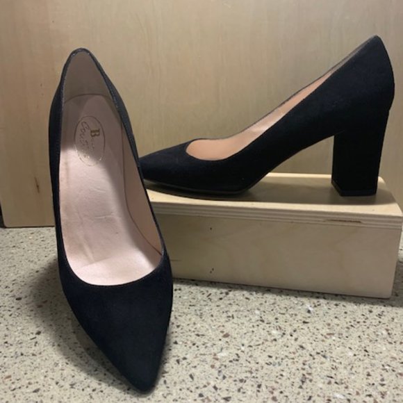 Browns Couture Black Suede soft point pump - Picture 2 of 5